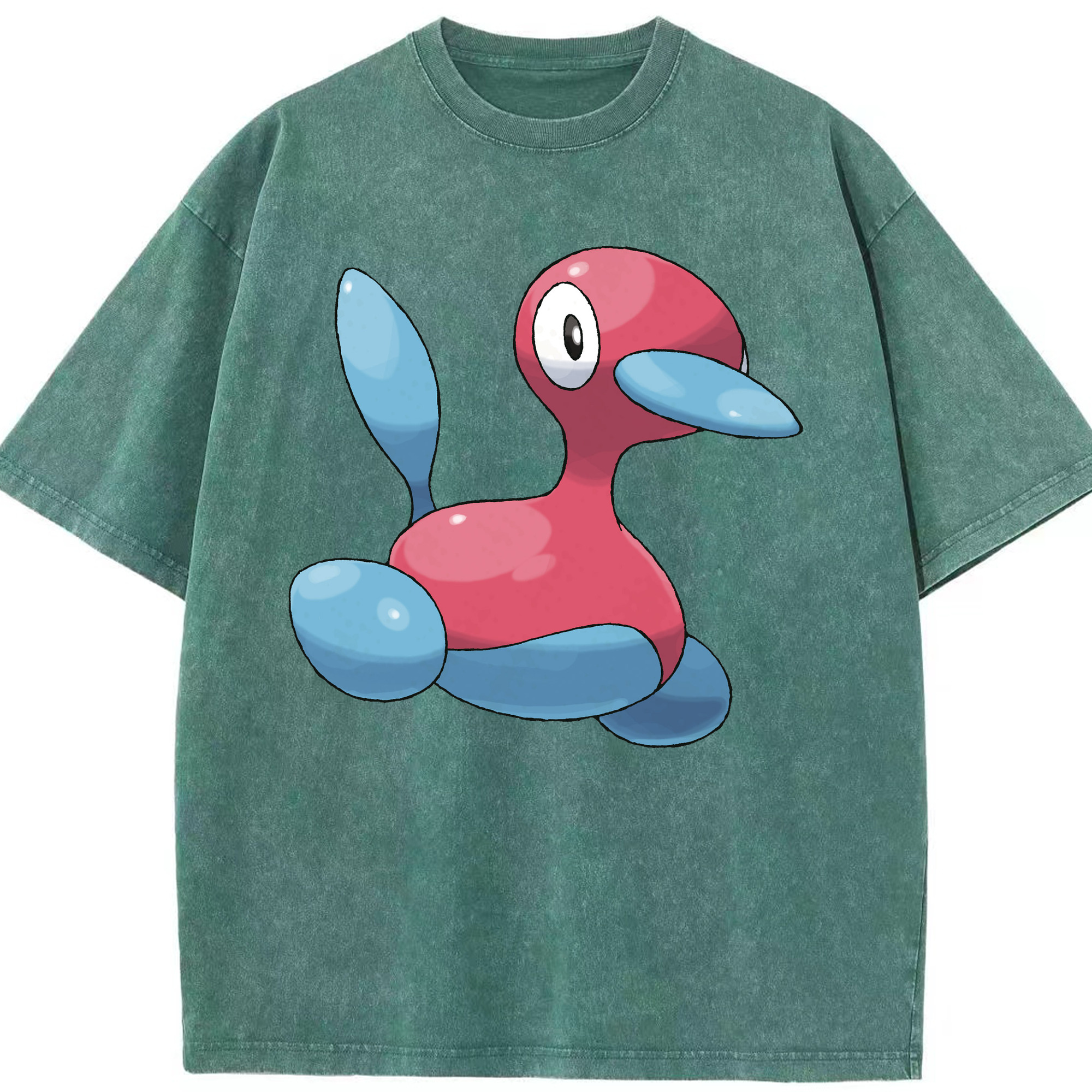 （画像用） ポケットモンスター Pokémon 綿100% ヴィンテージ風 半袖Tシャツ（フロントプリント）